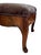 19th-Century French Carved Mahogany and Mohair Bench For Sale - Image 9 of 12