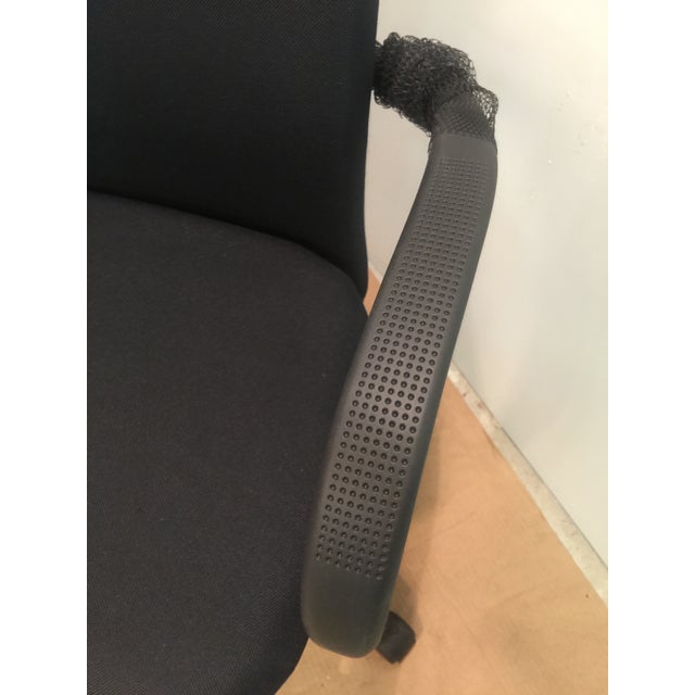Vitra Ac1 Black Swivel Armchair For Sale - Image 9 of 13