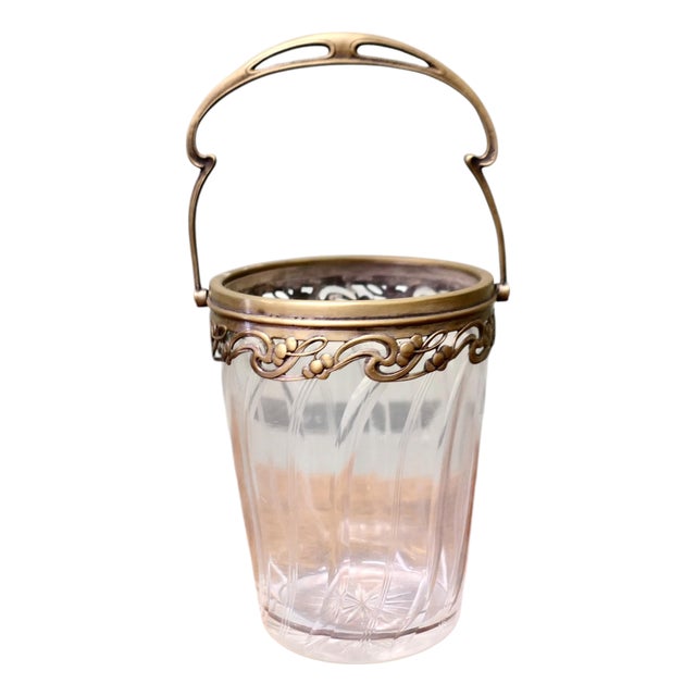 French Art Nouveau Personal Champaign Ice Bucket, 1890 For Sale