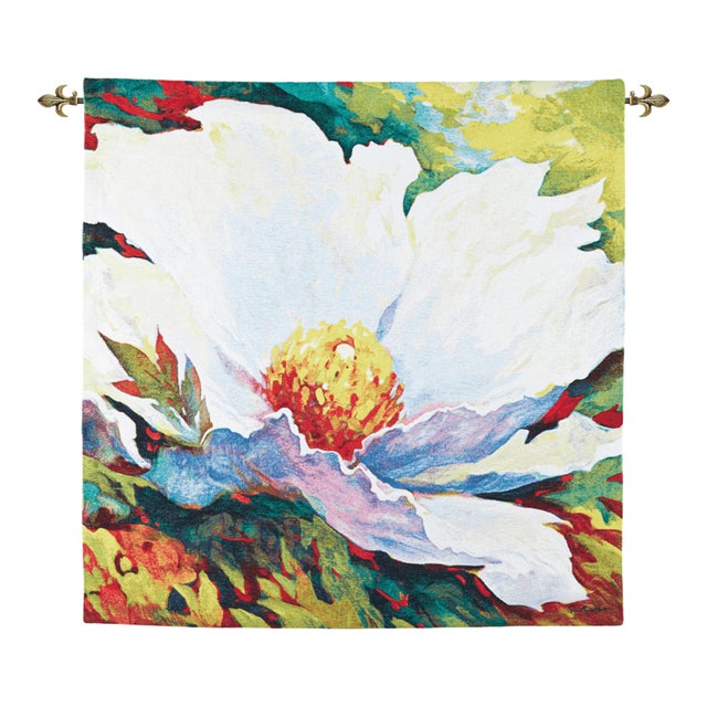 A Time to Dream - Simon Bull Loom Woven Tapestry - 94 X 94 Cm (3'1" X 3'1") - Requires Rod Size 2 For Sale