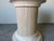 1980s Vintage Coastal Coquina - Coral Stone & Rattan Pedestal Dining Table Base For Sale - Image 5 of 12