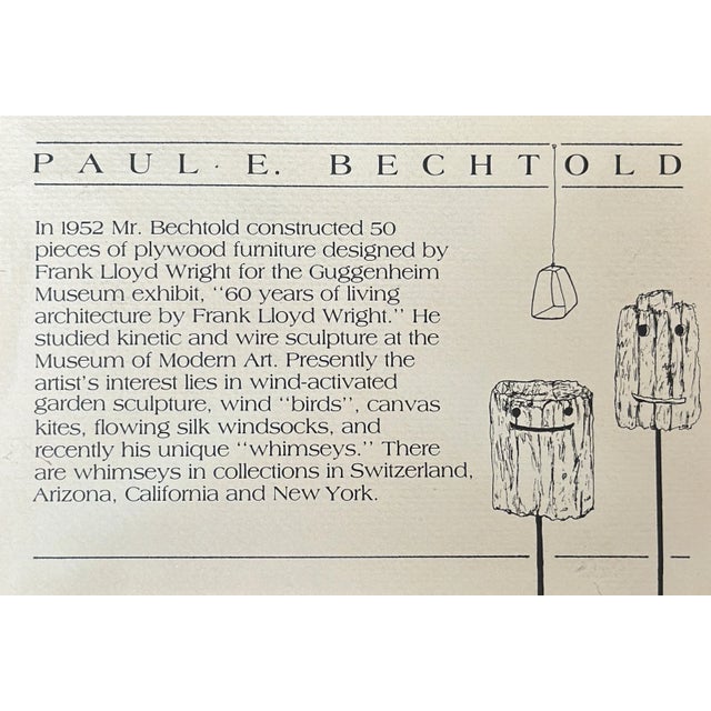 Vintage Large-Scale Teak Teardrop Fin Sculpture Mounted to Painted Wood Base by Paul Bechtold, Circa Mid 20th Century For Sale - Image 14 of 15