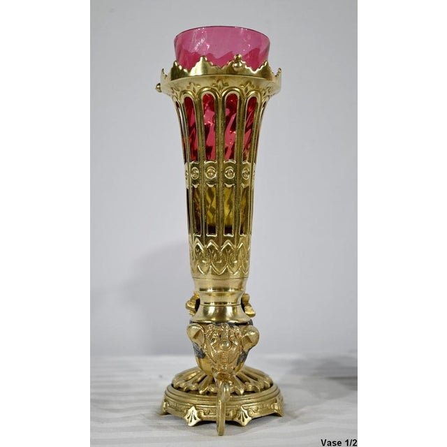 Bronze Rhythm Vases, Set of 2 For Sale - Image 16 of 18