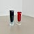 Faceted Murano Glass Sommerso Vase by Flavio Poli, Italy, 1970s, Set of 2 For Sale - Image 3 of 17
