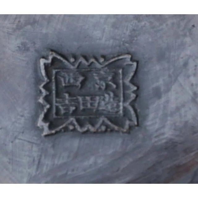 Large Antique Japanese Meiji Bronze Vases, 1890s, Set of 2 For Sale - Image 6 of 8