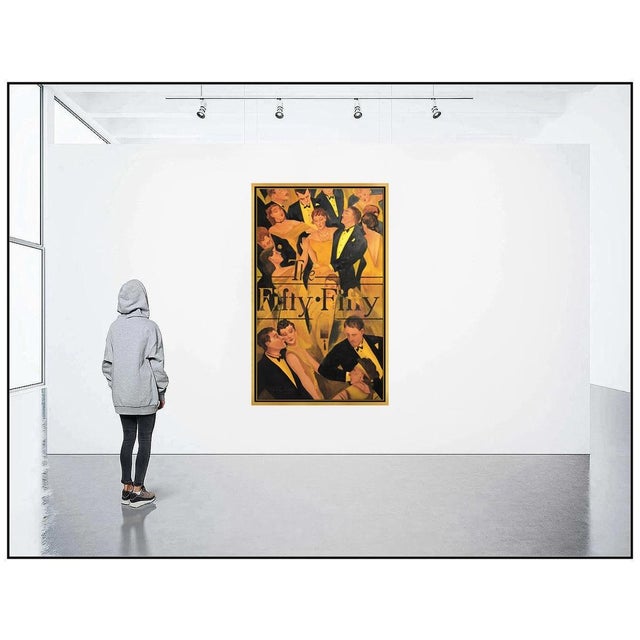 Message us to inquire about custom framing options! (Included for free with every purchase) The artwork here, "Fifty-...