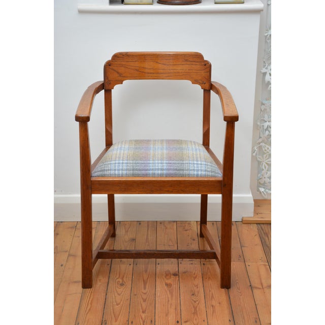 Arts and Crafts Desk Chair in Oak, 1900 For Sale - Image 15 of 15
