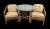 Late 20th Century McGuire Organic Modern Twisted Rattan Lounge Chairs and Table Set of 3 For Sale - Image 9 of 9