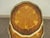 French Vintage French Louis XV Style Satinwood Inlay Round 2 Tier Occasional Dessert Table For Sale - Image 3 of 9
