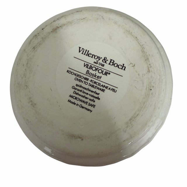 Villeroy & Boch Vilbofour Basket Soufflé Bowls - Set of 3 For Sale - Image 6 of 8