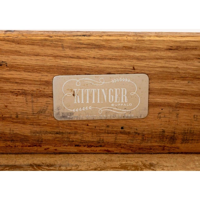 Kittinger Mahogany Kneehole Desk For Sale - Image 10 of 12