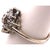 14 Karat White Gold Contemporary Ring Diamond Floral Design 0.33 TDW, Size 5.75 For Sale - Image 4 of 8