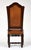 Brown Six Louis XIII Style Leather Dining Chairs For Sale - Image 8 of 9