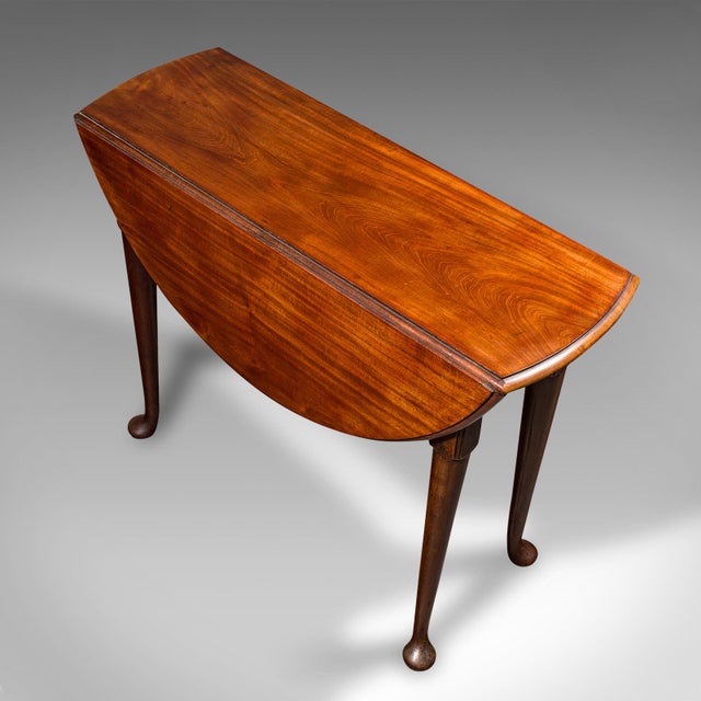 Antique 4 Seat Drop Leaf Supper Table, English, Extending, Gate Leg, Georgian For Sale - Image 10 of 11