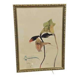 Bruno Bruni, Melancholies, 1984, Lithography, Framed For Sale