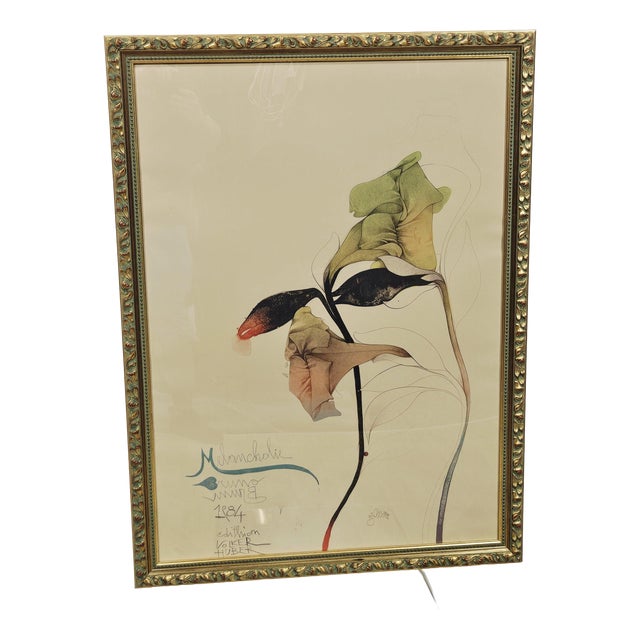 Bruno Bruni, Melancholies, 1984, Lithography, Framed For Sale