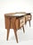 Metal Mid-Century Modern Bedside Tables in Wood and Glass attributed to Vittorio Dassi for La Permanente Mobili Cantù, Italy, 1950, Set of 2 For Sale - Image 7 of 18