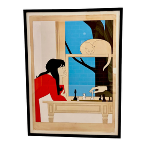 1970s Seventh Season by Will Barnet , 1911-2012: Limited Edition Seriograph