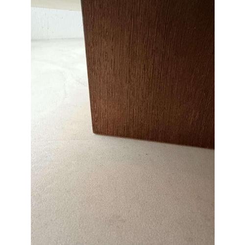 Space Age Coffee Table in White Smoked Glass and Wenge Wood, 1970s For Sale - Image 9 of 11