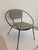 1950s Mid Century Iron Hoop Chair Gray | Kids Childs Chair For Sale - Image 4 of 6