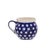 Blue New 220 Ml Ceramic Mugs from Zakłady Ceramiczne Bolesławiec, Set of 4 For Sale - Image 8 of 8