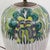 Antique Chinese Famille Rose Bok Choy Porcelain Table Lamp With Cabbage Leaf and Butterfly Motif For Sale - Image 9 of 16