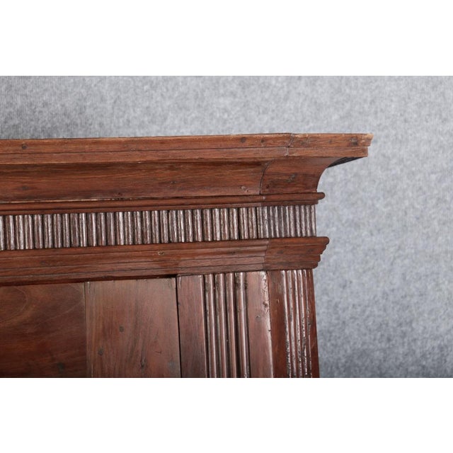 Small Antique Baroque Cabinet in Oak, 1780 For Sale - Image 18 of 18