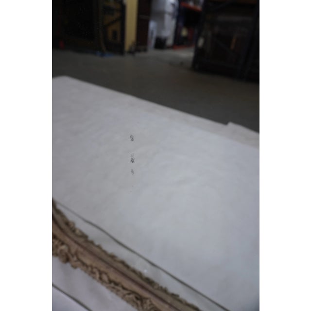 Italian Carved Painted Mirror 1940’s From Melissa Levinson For Sale - Image 12 of 14