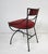 Mid 20th Century French Iron and Upholstered Outdoor Indoor Dining Chairs For Sale - Image 5 of 12