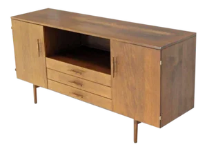 Mid-Century Modern Paul McCobb Planner Group Solid Birch Credenza