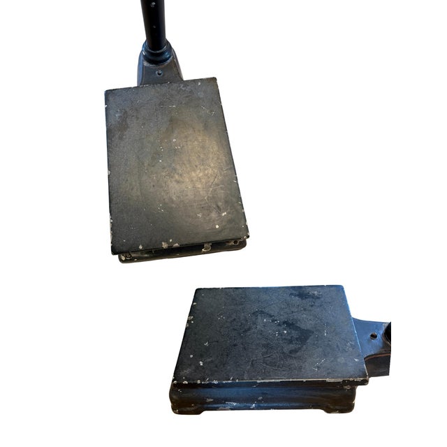 Fairbanks Morse and Company Antique Fairbanks Physician’s Industrial Medical Scale in Cast Iron & Brass, Early 20th Century For Sale - Image 4 of 12