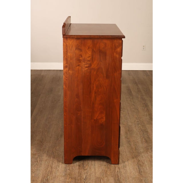 E.A. Clore Custom Walnut High Chest For Sale - Image 14 of 18