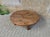 Wood Large Mid-Century Round Oak Coffee Table, 1970s For Sale - Image 7 of 16