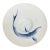 Hering Berlin Porcelain Ocean Wide Rim Bowl W/ Hand Painted Sturgeon Motif For Sale