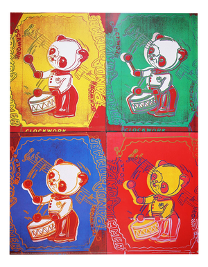 Andy Warhol, Four Pandas, Color Print
