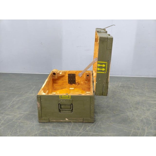 Wood Czech Military Vzor 57 Medical Storage Chest, 1950s For Sale - Image 7 of 13