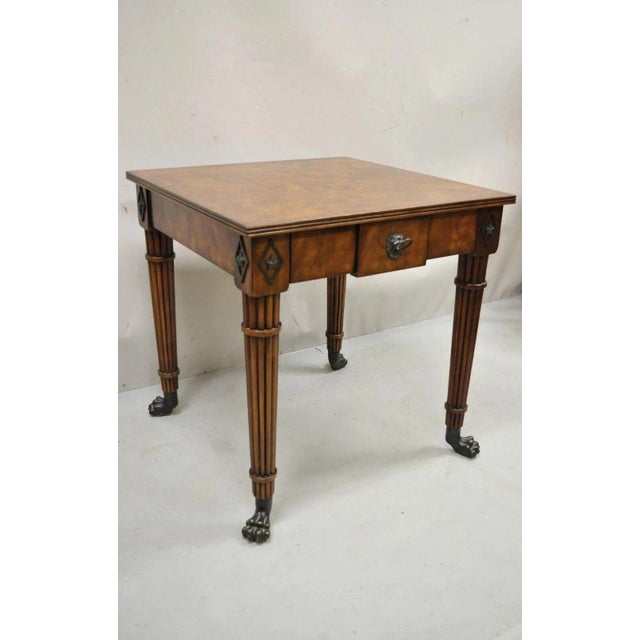 Theodore Alexander Althorp Regency Mahogany One Drawer Side Table A L50046. Item features signed interior of drawer,...