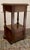 Brown Tall French Side Cabinet in Walnut, 1880 For Sale - Image 8 of 9