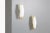 Elegant and emblematic of post-war Italian design, this pair of wall lights edited by Stilnovo combines brass and opaline...