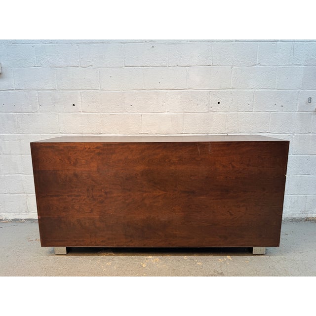 Vintage Modern Walnut Office Credenza For Sale - Image 17 of 17