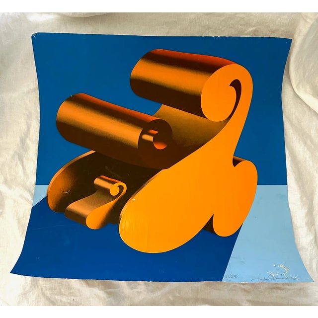 1970s Jack Brusca Letter A. Pop Art Screen Print Signed For Sale - Image 5 of 11