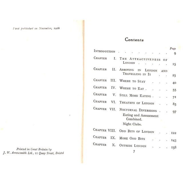 Traditional "How to Be Happy in London" 1926 Macclure, Victor For Sale - Image 3 of 10