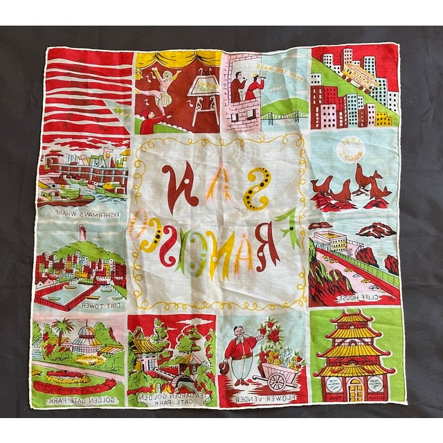 An unmistakable Carl Tait design, this vintage silk scarf would make an amazing decor accent framed and hung on a wall....