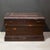 Wood Antique Redwood Trunk c.1880-1930 For Sale - Image 7 of 8