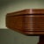 Wood Desk in Chestnut with Grissinato Carvings by Osvaldo Borsani, Italy For Sale - Image 7 of 9
