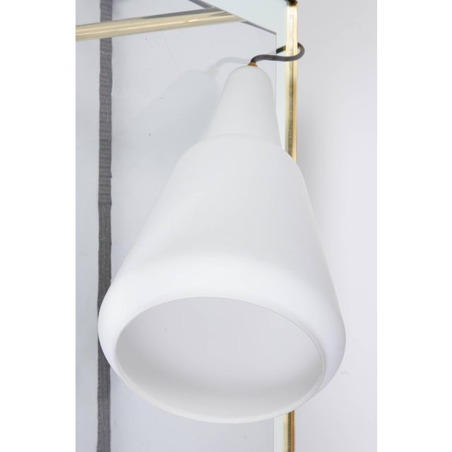 Large Italian 1950s Case Glass Pendant Light For Sale - Image 4 of 10