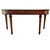A very well made, solid wood feeling console table / sofa table by Woodland Furniture. Features a Hepplewhite style...