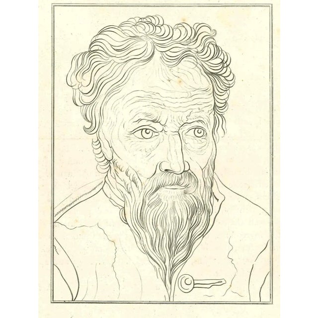 Portrait is an artwork realized by Thomas Holloway (1748 - 1827). Original Etching from J.C. Lavater's "Essays on...