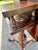 American Vintage Kittinger Colonial Williamsburg Cw 70 Mahogany Chippendale Style Birdcage Tilt Table For Sale - Image 3 of 10
