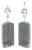 Modern Clear Acrylic and Chrome Table Lamps, Pair For Sale